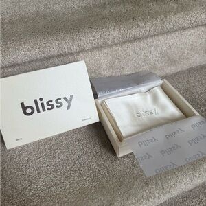 Blissy 100% Mulberry Silk White Standard Pillow Case